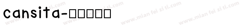 cansita字体转换
