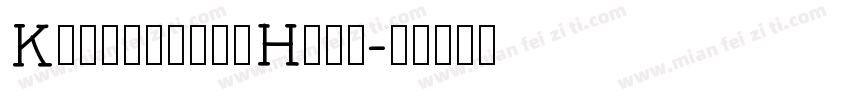 KeynoteartHans字体转换