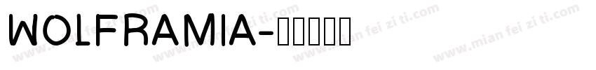 WOLFRAMIA字体转换