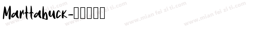 Marttabuck字体转换