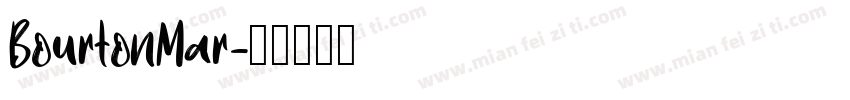 BourtonMar字体转换