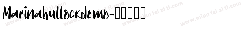 Marinabullockdemo字体转换