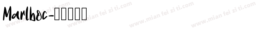 Marlboc字体转换