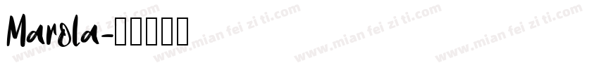 Marola字体转换