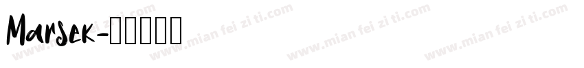 Marsek字体转换