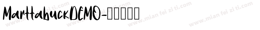 MarttabuckDEMO字体转换
