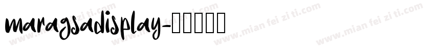 maragsadisplay字体转换