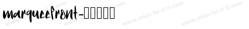 marqueefront字体转换