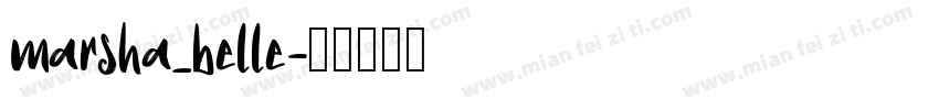 marsha_belle字体转换