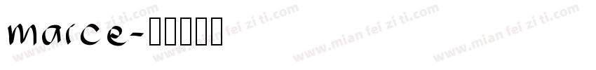 marce字体转换