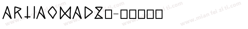 ARTIAOMADZ0字体转换