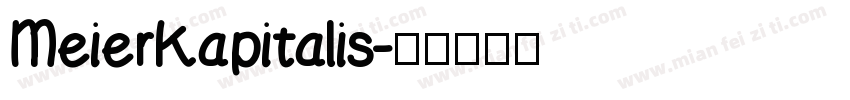 MeierKapitalis字体转换