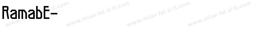 RamabE字体转换