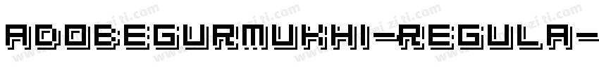 Adobegurmukhi-regula字体转换