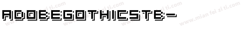 adobegothicstb字体转换