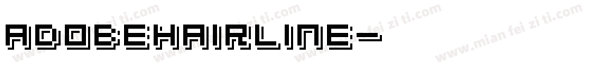 adobehairline字体转换