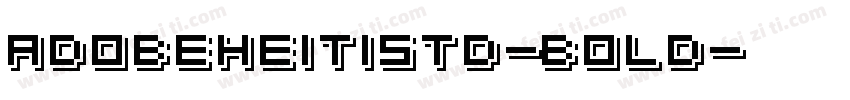 adobeheitistd-bold字体转换