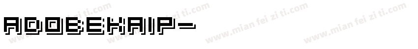 adobekaip字体转换