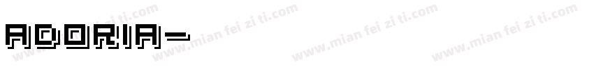 adoria字体转换