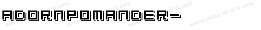 adornpomander字体转换
