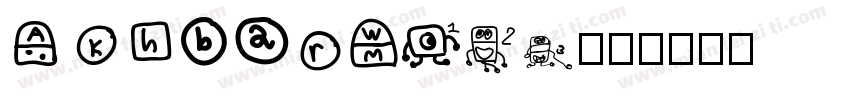 AkhbarW123字体转换