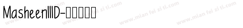 MasheenIIID字体转换