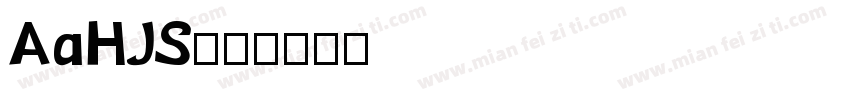 AaHJS字体转换