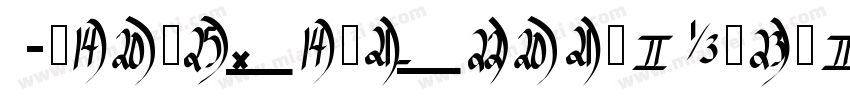 EnagolMathLight-6zjv字体转换