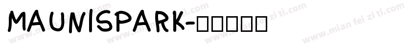 Maunispark字体转换