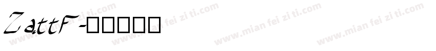 Za.ttf字体转换