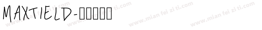 MAXTIELD字体转换