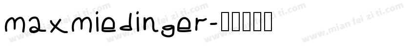 maxmiedinger字体转换
