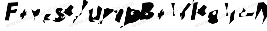 ForestJumpBoldItalic-MRlv字体转换