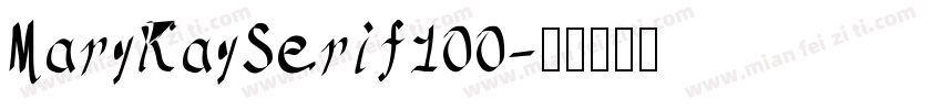 MaryKaySerif100字体转换
