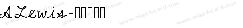 A.Lewis字体转换