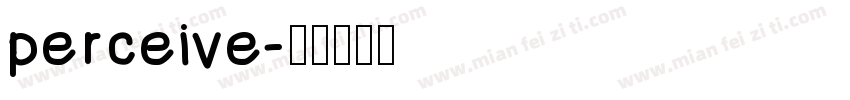 perceive字体转换