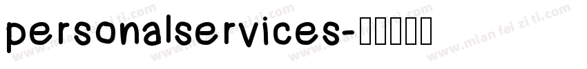 personalservices字体转换