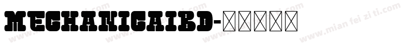 MECHANICAIBD字体转换