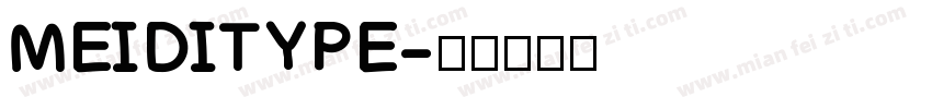 MEIDITYPE字体转换