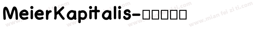 MeierKapitalis字体转换