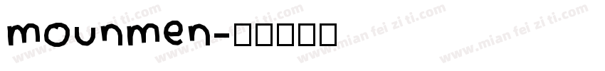 mounmen字体转换