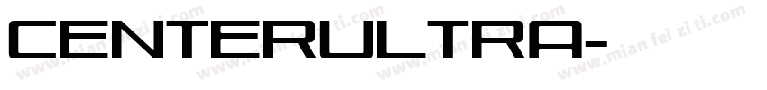 CenterUltra字体转换
