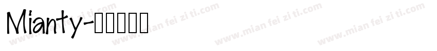Mianty字体转换