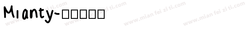Mianty字体转换