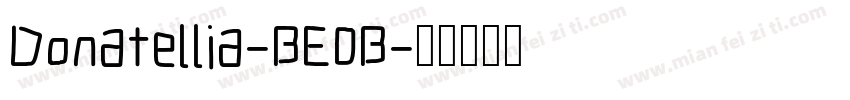 Donatellia-BE0B字体转换