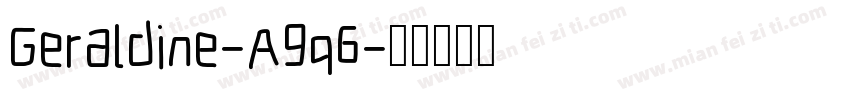 Geraldine-A9q6字体转换