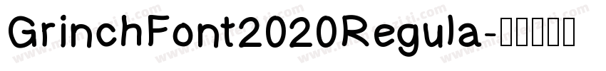 GrinchFont2020Regula字体转换