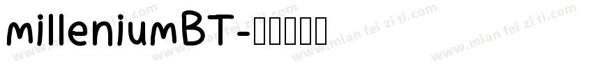 milleniumBT字体转换