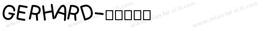 GERHARD字体转换
