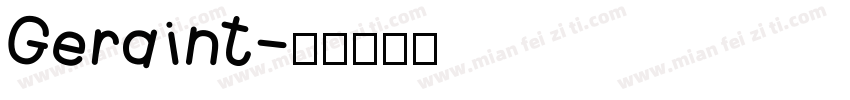 Geraint字体转换